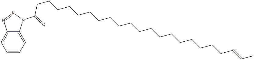 1-(1-Oxo-21-tricosenyl)-1H-benzotriazole Struktur