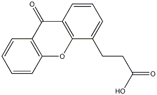 9-Oxo-9H-xanthene-4-propanoic acid Struktur