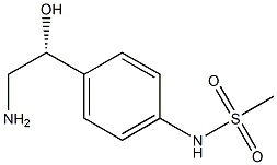 (R)-2-Amino-1-[4-[(methylsulfonyl)amino]phenyl]ethanol Struktur