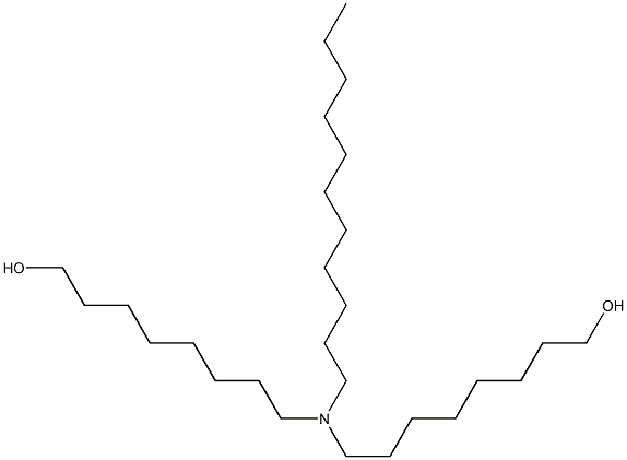 8,8'-(Undecylimino)bis(1-octanol) Struktur