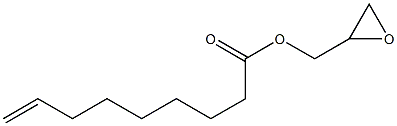 8-Nonenoic acid (oxiran-2-yl)methyl ester Struktur