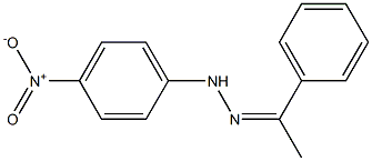 N-(4-Nitrophenyl)-1-phenylethanone hydrazone Struktur