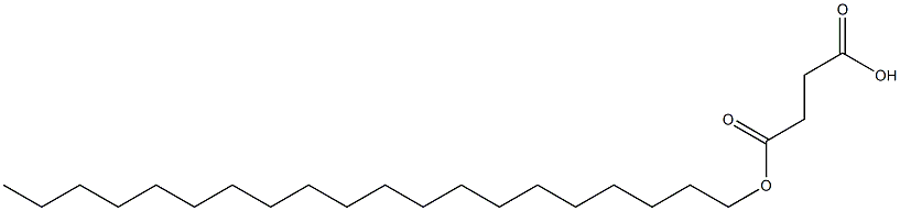 Succinic acid hydrogen 1-icosyl ester Struktur