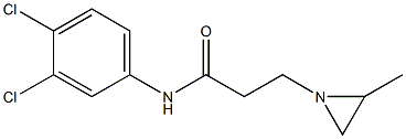 N-(3,4-Dichlorophenyl)-2-methyl-1-aziridinepropionamide Struktur