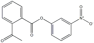 2-Acetylbenzoic acid 3-nitrophenyl ester Struktur