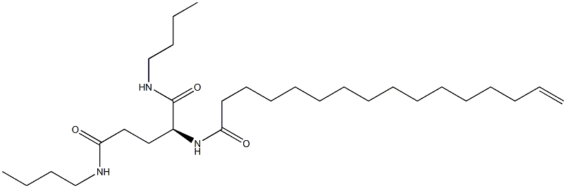 N2-(15-Hexadecenoyl)-N1,N5-dibutylglutaminamide Struktur