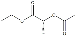 (R)-2-Acetoxypropionic acid ethyl ester Struktur