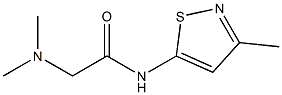 N-(3-Methyl-5-isothiazolyl)-2-(dimethylamino)acetamide Struktur