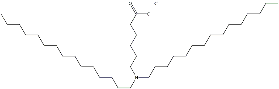 6-(Dipentadecylamino)hexanoic acid potassium salt Struktur