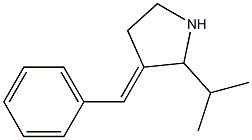 2-Isopropyl-3-benzylidenepyrrolidine Struktur