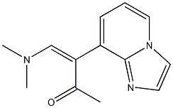 8-[1-[(Dimethylamino)methylene]-2-oxopropyl]imidazo[1,2-a]pyridine Struktur