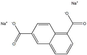 1,6-Naphthalenedicarboxylic acid disodium salt Struktur