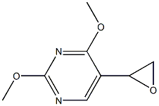 2,4-Dimethoxy-5-(oxiran-2-yl)pyrimidine Struktur