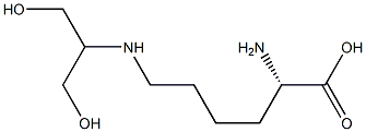 N6-(1,3-Dihydroxypropan-2-yl)lysine Struktur