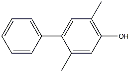 3,6-Dimethyl-4-phenylphenol Struktur