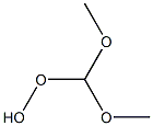 Dimethoxymethyl hydroperoxide Struktur