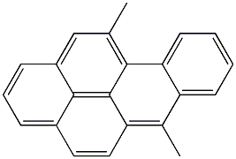 11,6-Dimethylbenzo[a]pyrene Struktur