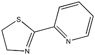 2-(Pyridin-2-yl)-4,5-dihydrothiazole Struktur