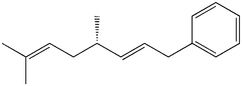 (2E,4S)-1-Phenyl-4,7-dimethyl-2,6-octadiene Struktur