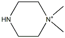 1,1-Dimethylpiperazinium Struktur