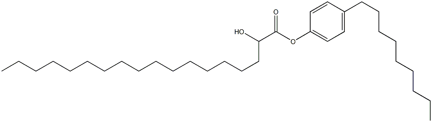 2-Hydroxystearic acid 4-nonylphenyl ester Struktur