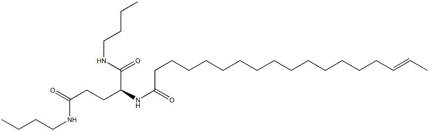 N2-(16-Octadecenoyl)-N1,N5-dibutylglutaminamide Struktur