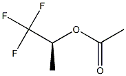 (+)-Acetic acid (S)-1-(trifluoromethyl)ethyl ester Struktur