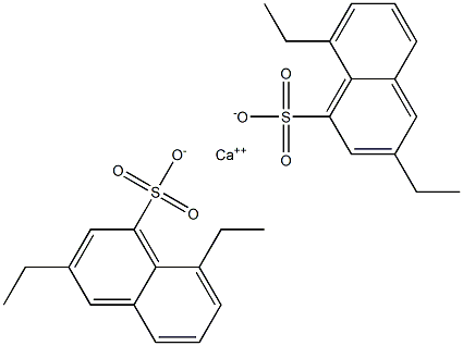 Bis(3,8-diethyl-1-naphthalenesulfonic acid)calcium salt Struktur