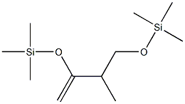 2,4-Bis[(trimethylsilyl)oxy]-3-methyl-1-butene Struktur