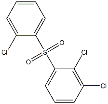 2,3-Dichlorophenyl 2-chlorophenyl sulfone Struktur