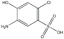 3-Amino-6-chloro-4-hydroxybenzenesulfonic acid Struktur