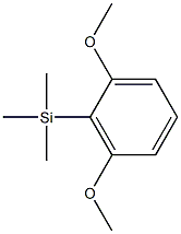 Trimethyl(2,6-dimethoxyphenyl)silane Struktur