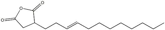 2-(3-Dodecenyl)succinic anhydride Struktur