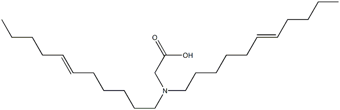 N,N-Di(6-undecenyl)aminoacetic acid Struktur