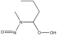 N-Methyl-N-nitroso-1-(hydroperoxy)butylamine Struktur