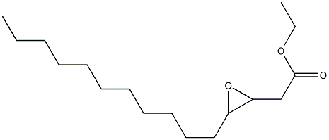 3,4-Epoxypentadecanoic acid ethyl ester Struktur