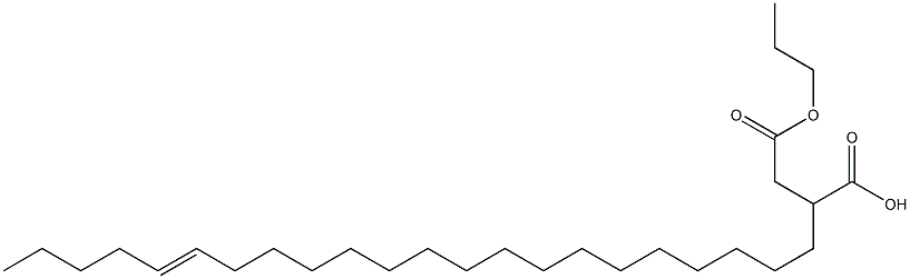 2-(17-Docosenyl)succinic acid 1-hydrogen 4-propyl ester Struktur