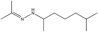 Acetone 1,5-dimethylhexyl hydrazone Struktur