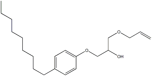 1-(Allyloxy)-3-(4-nonylphenoxy)-2-propanol Struktur