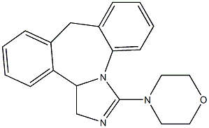 9,13b-Dihydro-3-morpholino-1H-dibenz[c,f]imidazo[1,5-a]azepine Struktur