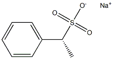 [R,(+)]-1-Phenylethanesulfonic acid sodium salt Struktur