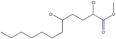 2,5-Dichlorolauric acid methyl ester Struktur