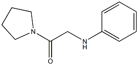 1-(N-Phenylglycyl)pyrrolidine Struktur