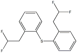 2,2-Difluoroethylphenyl sulfide Struktur