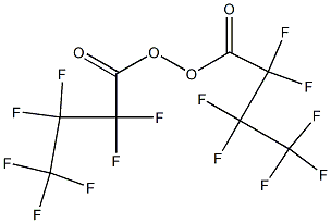 Bis(2,2,3,3,4,4,4-heptafluorobutanoyl) peroxide Struktur