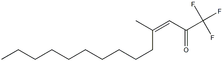 Trifluoromethyl[(Z)-2-methyl-1-dodecenyl] ketone Struktur