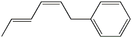 (2Z,4E)-1-Phenyl-2,4-hexadiene Struktur