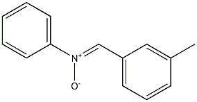 N-(Phenyl)-3-methylbenzylideneamine oxide Struktur