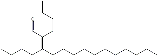 (E)-2,3-Dibutyl-2-tetradecenal Struktur