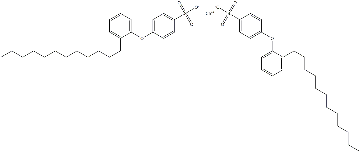 Bis[4-(2-dodecylphenoxy)benzenesulfonic acid]calcium salt Struktur